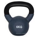 Custom Logo Coated Cast Iron Kettlebell